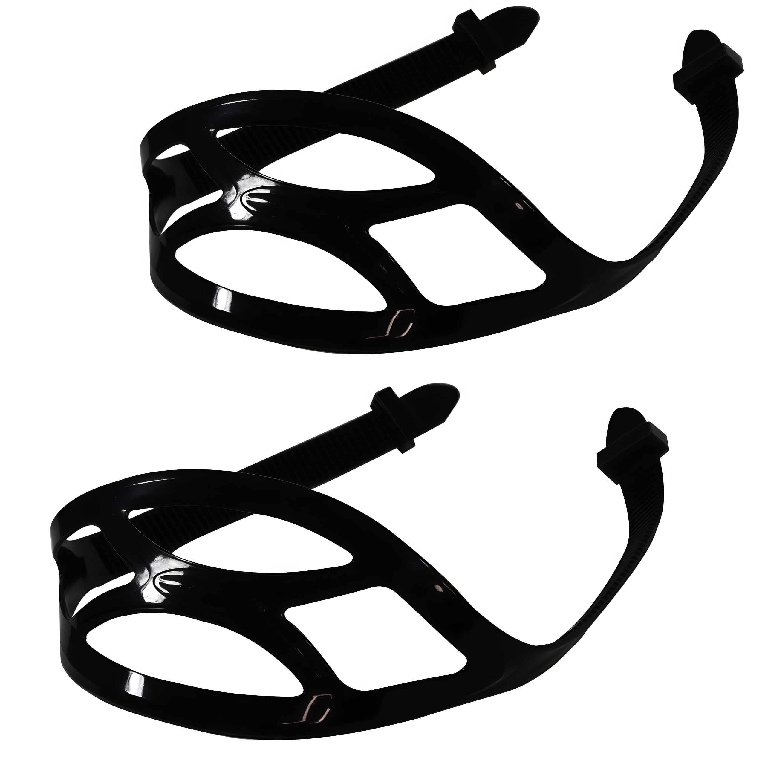 2 PCS Silicone Replacement Universal Dive Scuba Mask Strap Swimming Goggles Strap for Diving Swimming Snorkeling Accessories For Diving Swim Snorkel(BLACK)