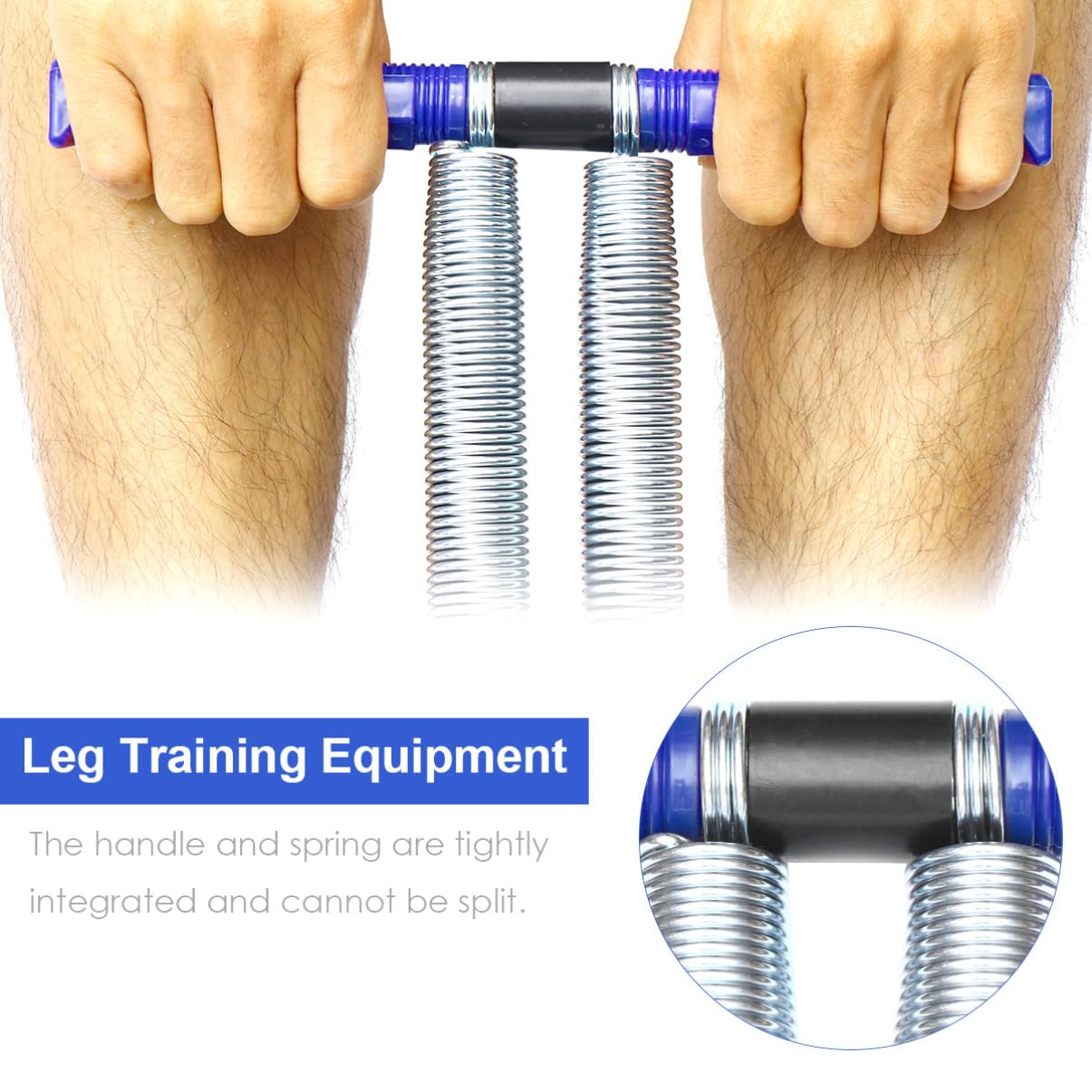 Abaodam pedale di trazione della gamba attrezzature per l'allenamento delle gambe palestra ginnico per le gambe tavola elastica idoneità alla pedalata attrezzature per il fitness Black