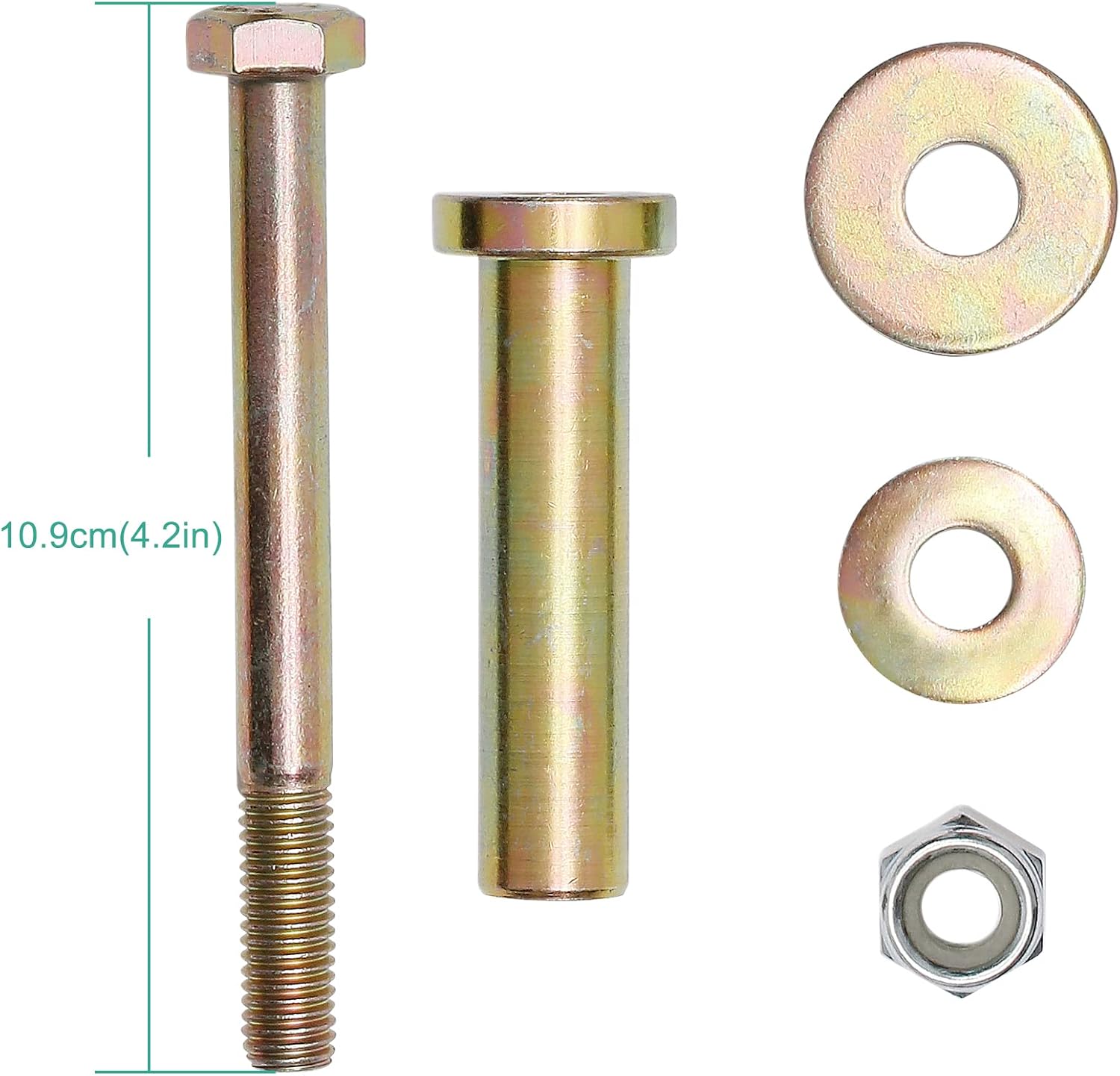 Mower Anti Scalp Deck Wheel Kit Compatible with Bad Boy 022-5234-98 Exmark 103-4051 103-7263 & Many Bore 5/8" Wheel Size