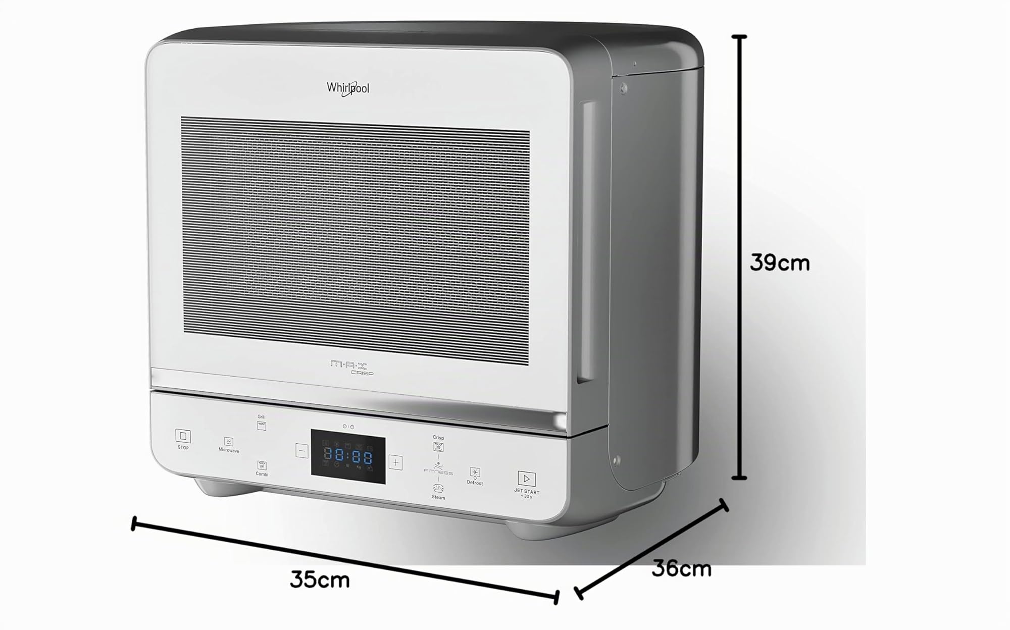MAX 49 WSL avec grill à quartz Fonction DUAL CRISP, STEAM, Sécurité enfants