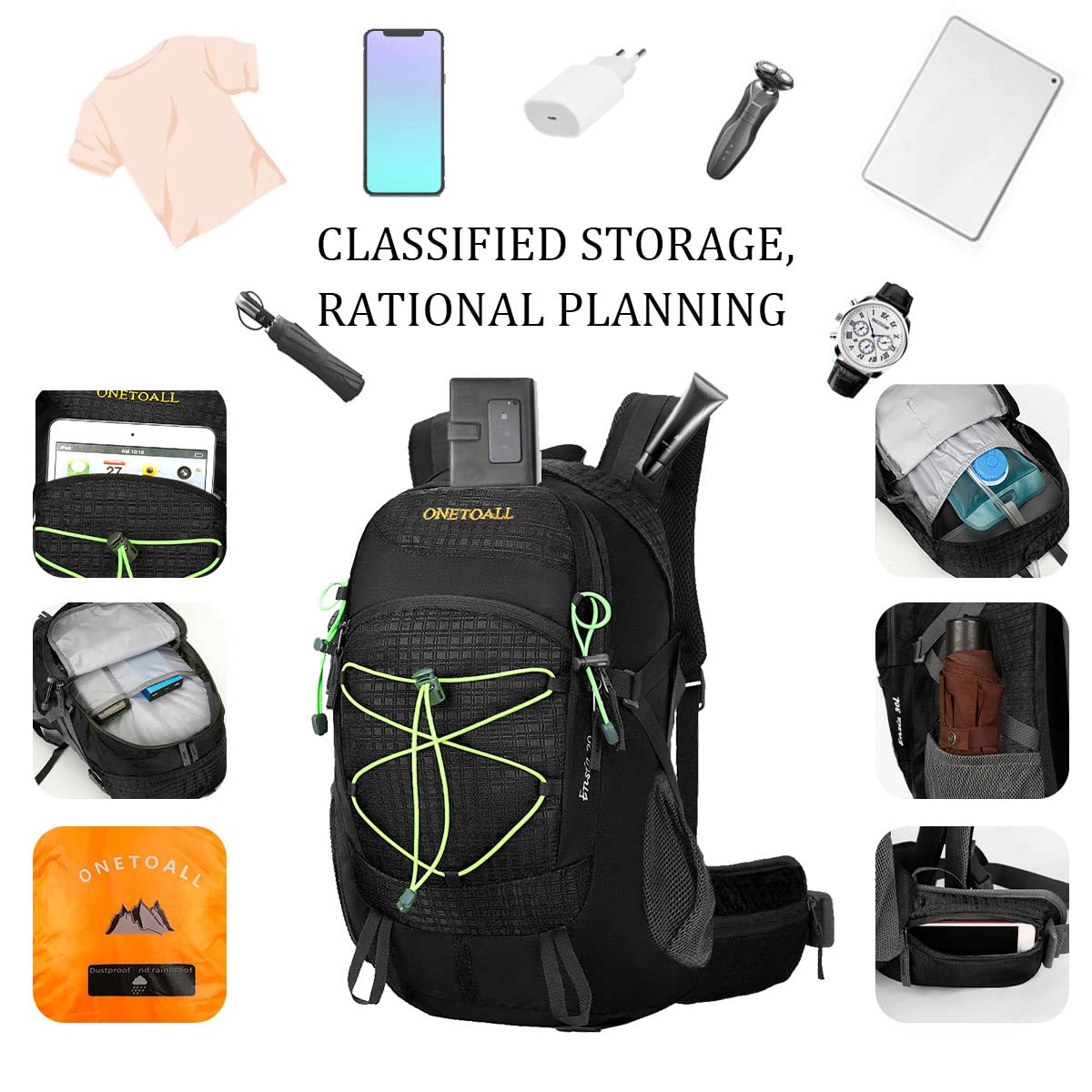 Zaino Escursionismo LOCAL LION 20L - Impermeabile Con Parapioggia, Per Trekking E Montagna - Foto 5