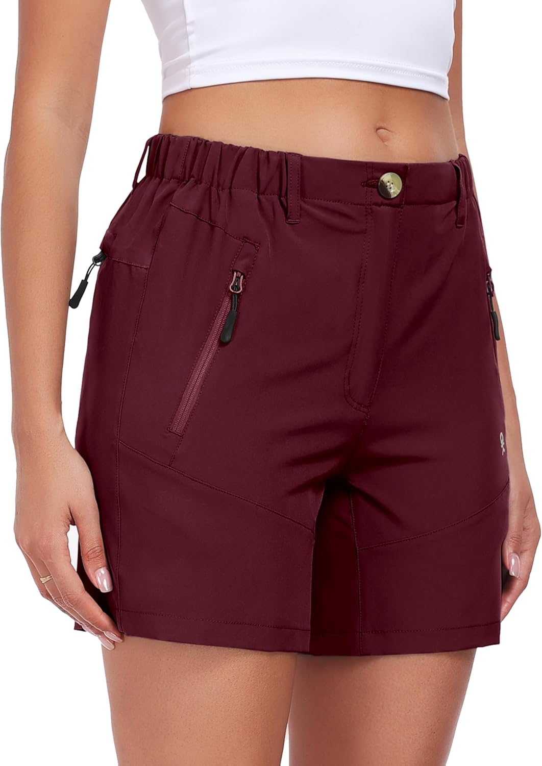 Little Donkey Andy Women's Quick Dry Lightweight Stretch Shorts Outdoor Short Active Hiking Golf - Image 2