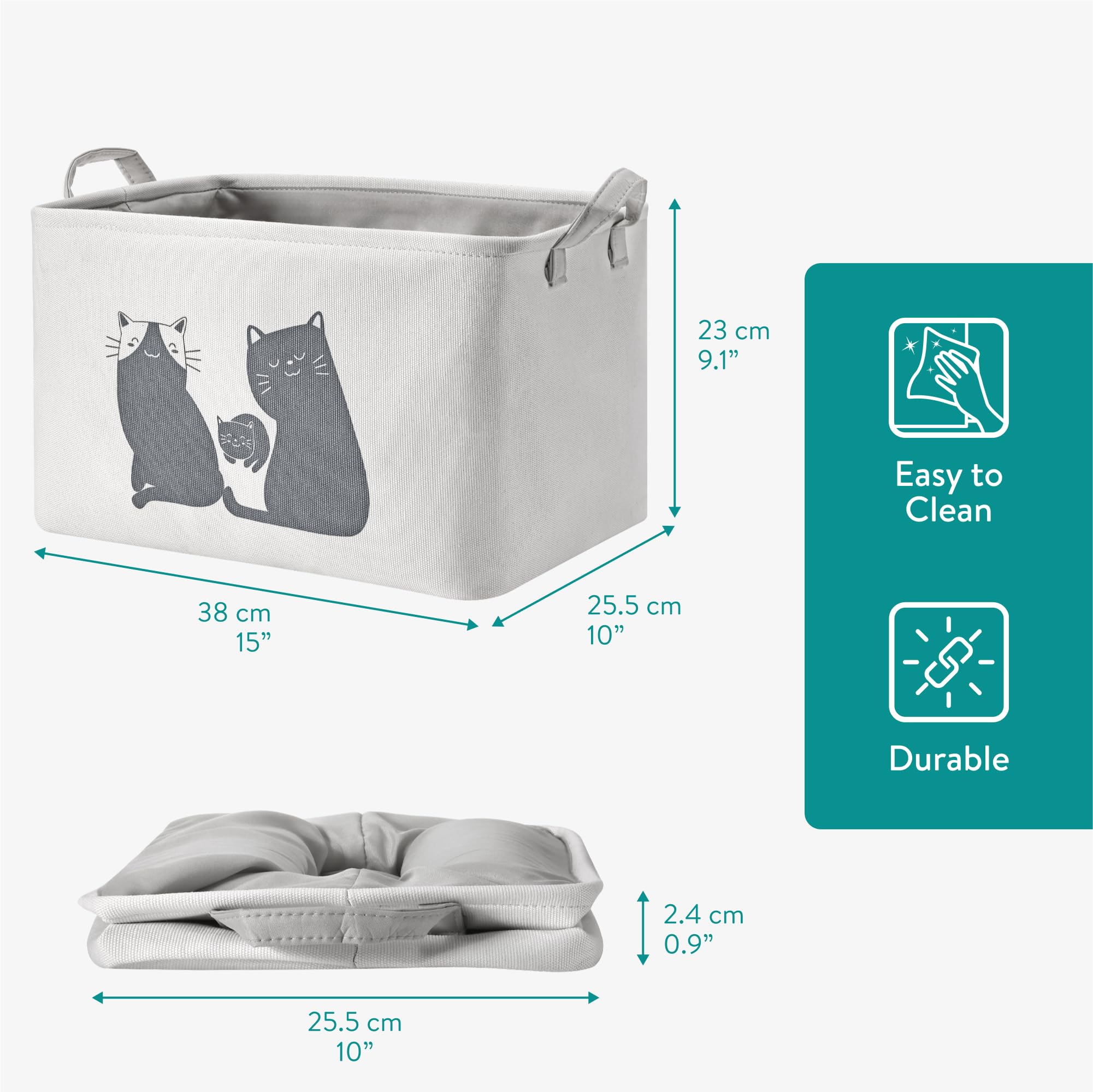 Image secondaire de Panier à Linge Pliable pour Enfants - Rangement Pratique et Stylé
