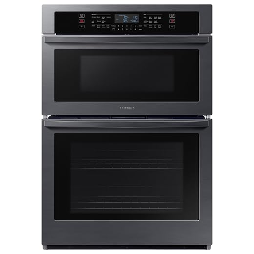 SAMSUNG 30" Electric Wall Oven Microwave Combo, Black Stainless Steel, NQ70T5511DG/AA