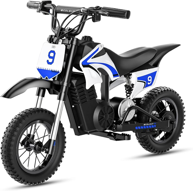 K1 Bicicleta eléctrica para niños de 36 V, velocidad rápida de 16 MPH, 14 millas de largo alcance, pico de 700 W, bicicleta eléctrica de 3 modos para niños de 3 a 10 años