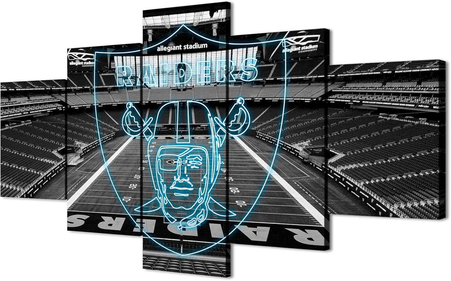 (60X100CM/5PCS) Frame Canvas Print Poster American