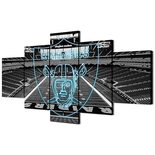 (80X150CM/5PCS) Frame Canvas Print Poster - American football Las Vegas