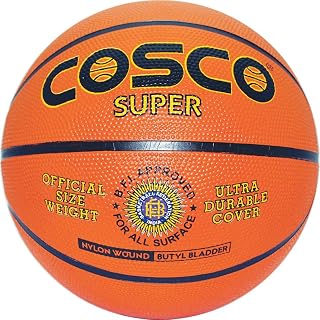 Cosco Super Basket Balls, Size 5 (Orange) Price In India