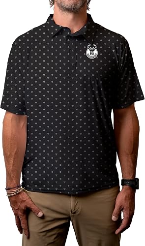 Milwaukee Bucks NBA Officially Licensed Short Sleeve Performance Polo Strengthen