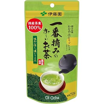 Itoen Itoen Ichibori Oi Tea, Kanayamidori Blend, 2.5 oz 70 g, 100% Made in Kagoshima Prefecture