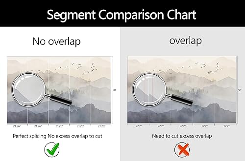 Miniatura 5 de Papel tapiz con diseño de montaña del bosque brumoso, papel tapiz de paisaje natural para sala de estar y dormitorio (no se puede despegar ni pegar)