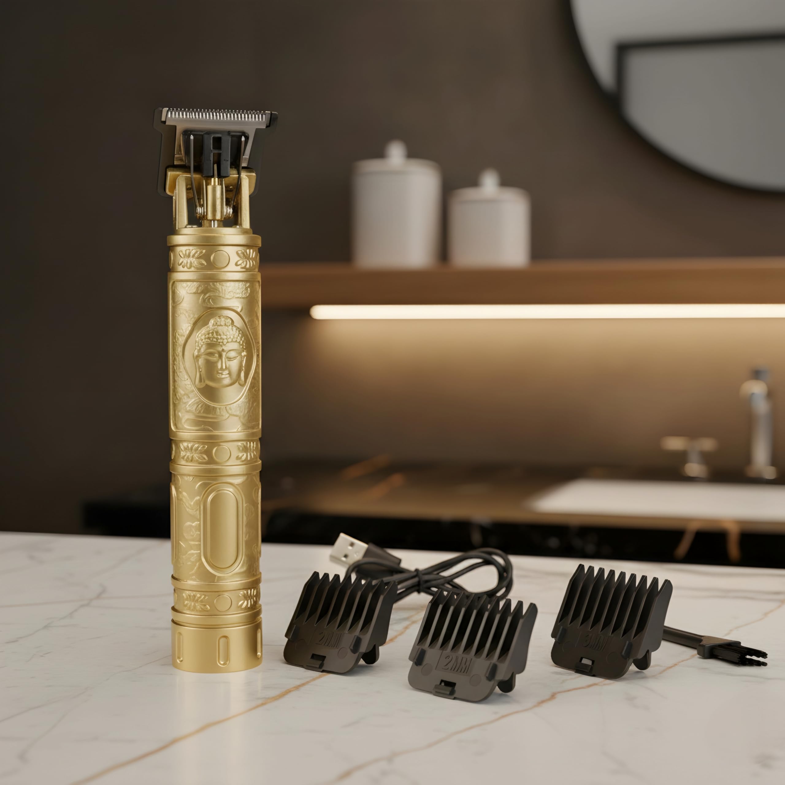 DECODIy Professional Men’s Hair Clippers and Beard Trimmer - Cordless Electric Body Groomer & Shaver Kit, Rechargeable Grooming Set for Men, Waterproof with Precision Blades