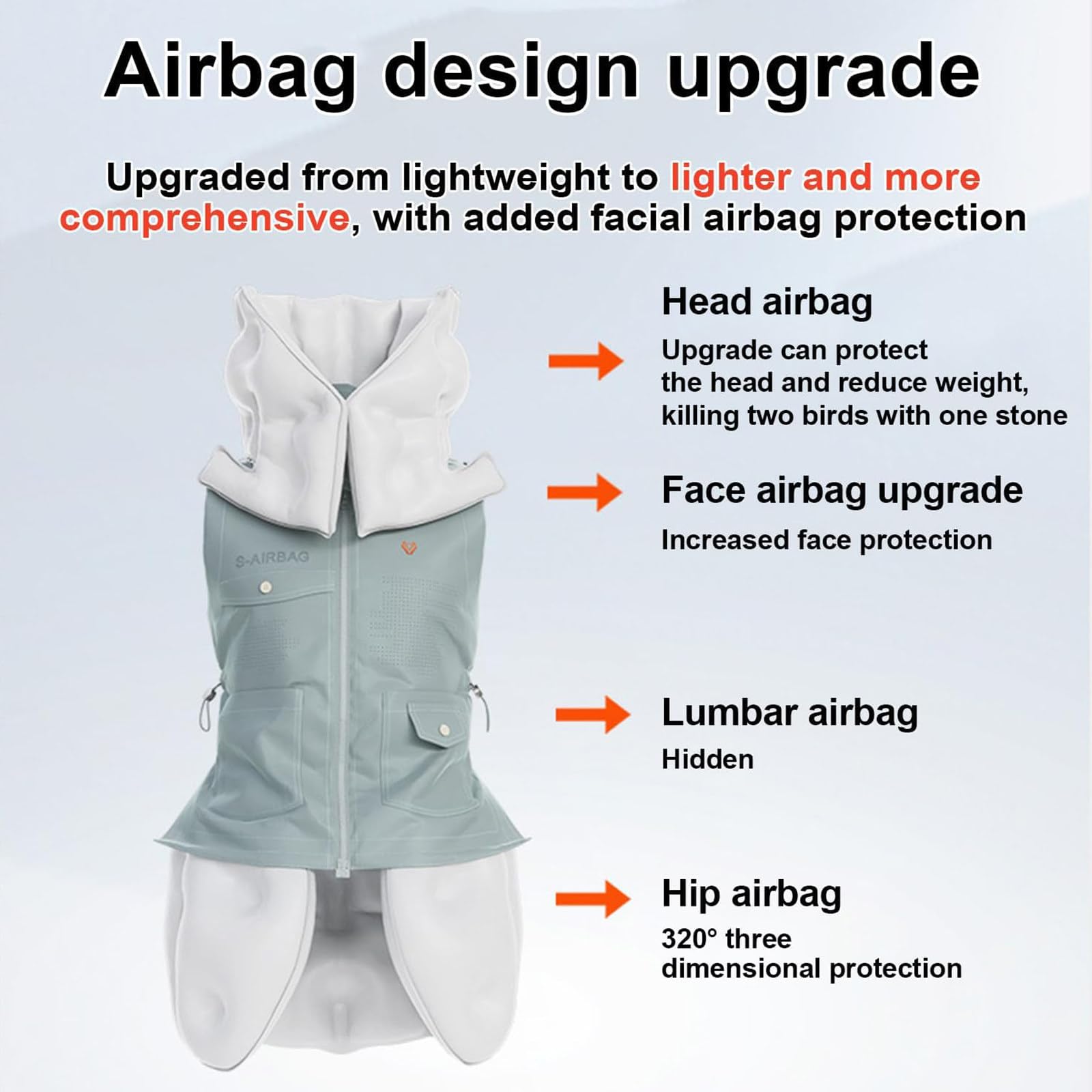Gilet Airbag Antichute pour Personnes âgées,Gilet Airbag App avec Fonction Surveillance à Distance,D'alarme,Positionnement,Demande D'aide Et D'enregistrement Sportif MaleKhaki-XXL