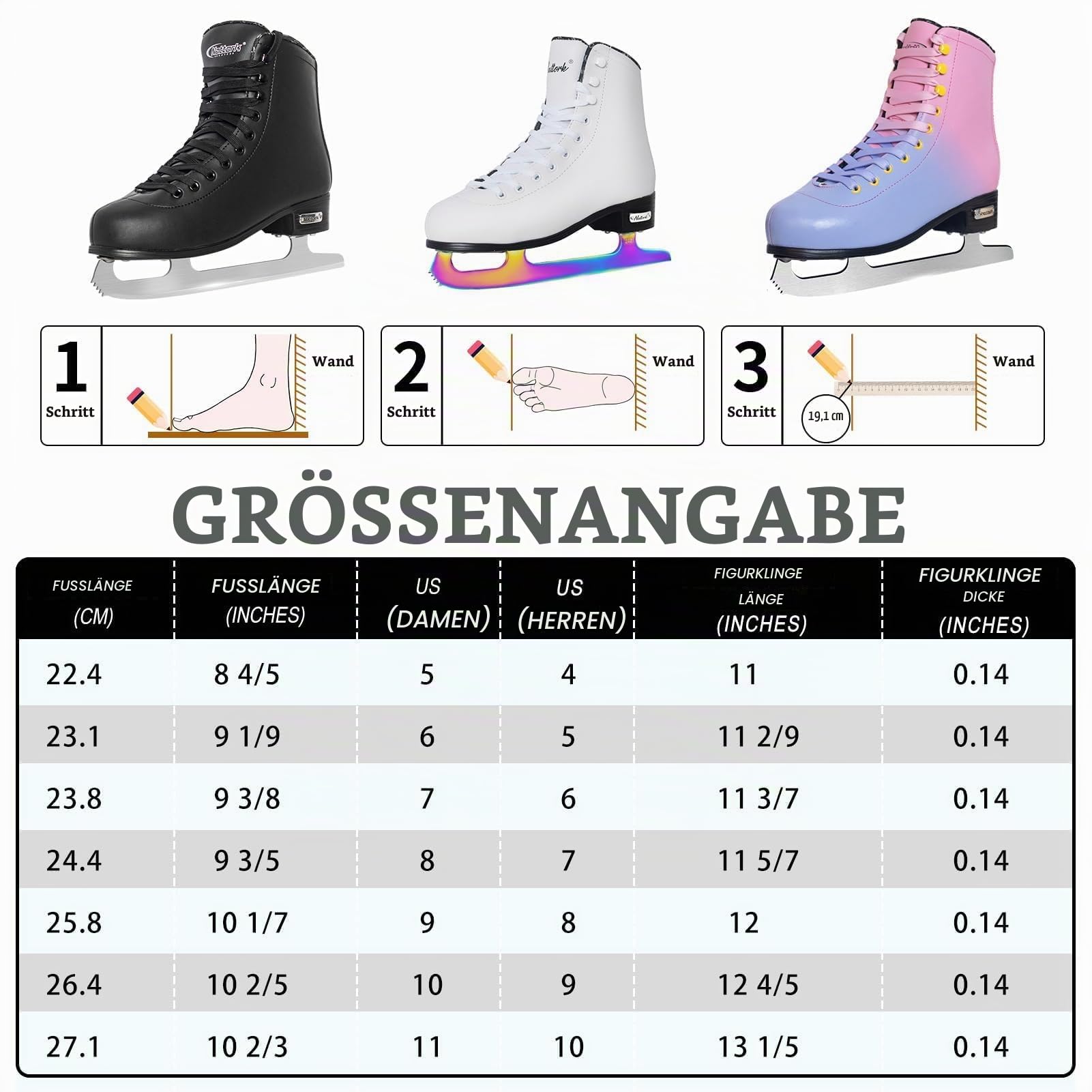 Nattork Schlittschuhe