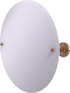 Allied Brass PR~90 Frameless Round Tilt Beveled Edge Wall Mirror  Brushed Bronze - Compare price