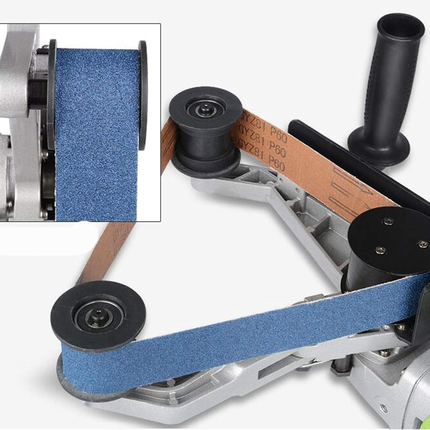 Cxz 900lijadora De Banda De Tubo De Tubería De Aluminio Alrededor De La Máquina Pulidora De Tubería Herramienta De Lijado Eléctrica