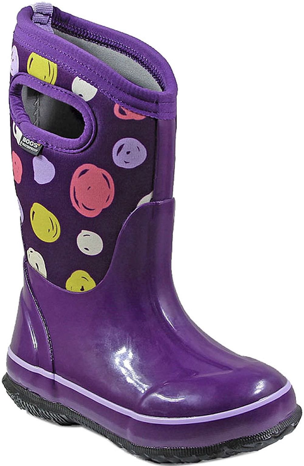 BOGS unisex-child Classic High Waterproof Insulated Rubber Neoprene Rain BootSnow Boot
