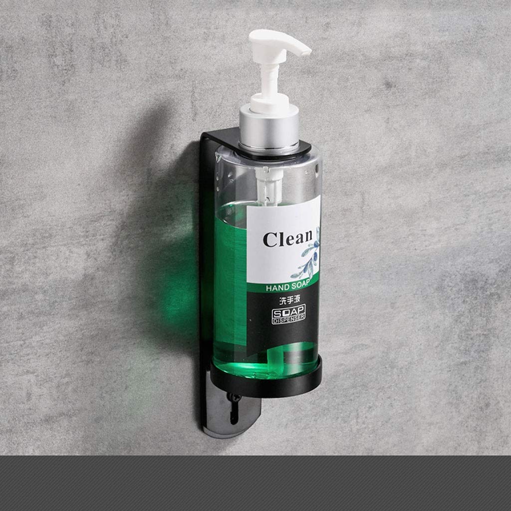 Distributori di Sapone da banco, distributore di Sapone a Parete Distributore di Gel Doccia Trasparente per Uso Domestico Distributori di Sapone in Acciaio Inossidabile da 300-900 ml