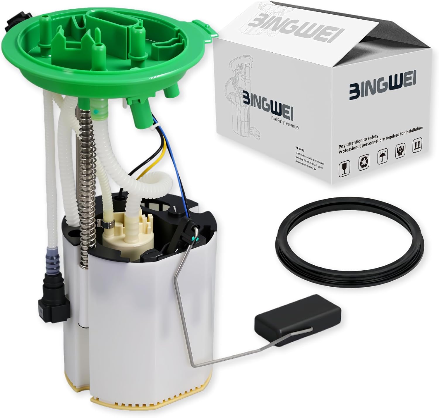 Fuel Pump Assembly/Compatible with Audi A4 Quattro 2005 2006 2007 2008 2009, RS4 2007 2008, 2.0L 3.2L 4.2L/Replaces#E8681M, FG0977