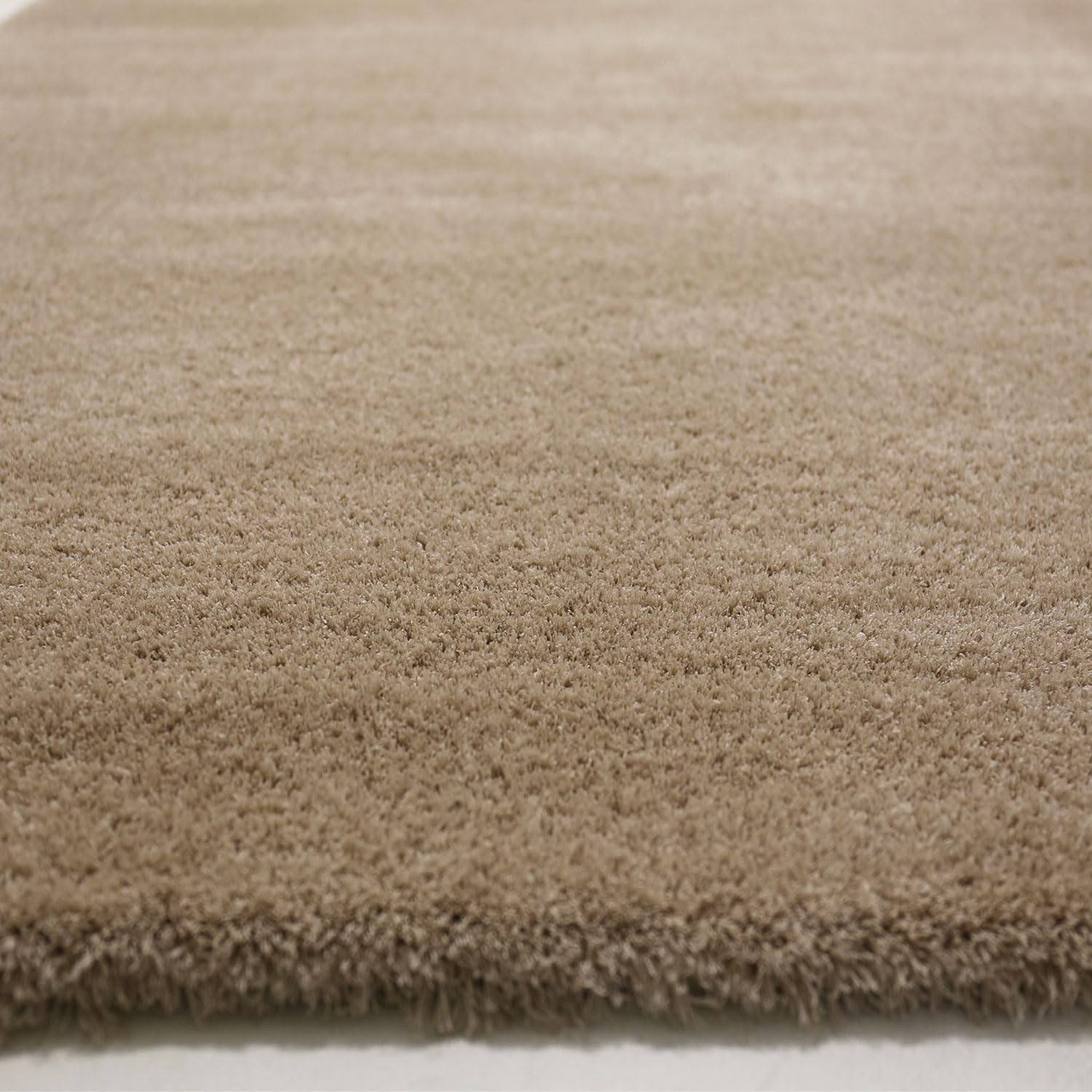 VIMODA Teppich Mikrofaser Ultra Weich – Flauschiger Teppich für Wohnzimmer & Schlafzimmer Pflegeleicht,Farbe:Beige;Maße:200x290 cm