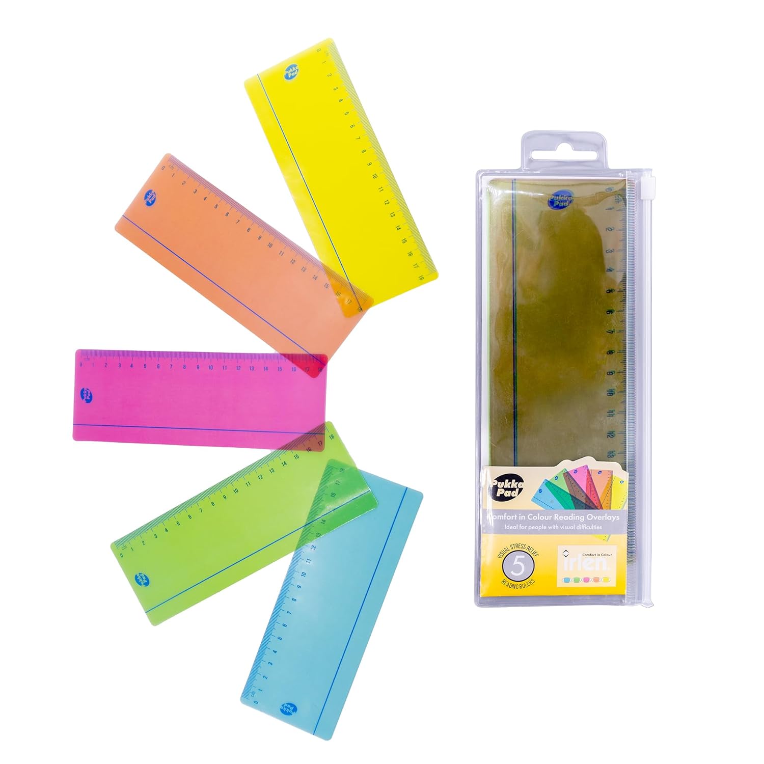 Pukka Pad Irlen Reading Rulers Designed to Help with Visual Processing ...