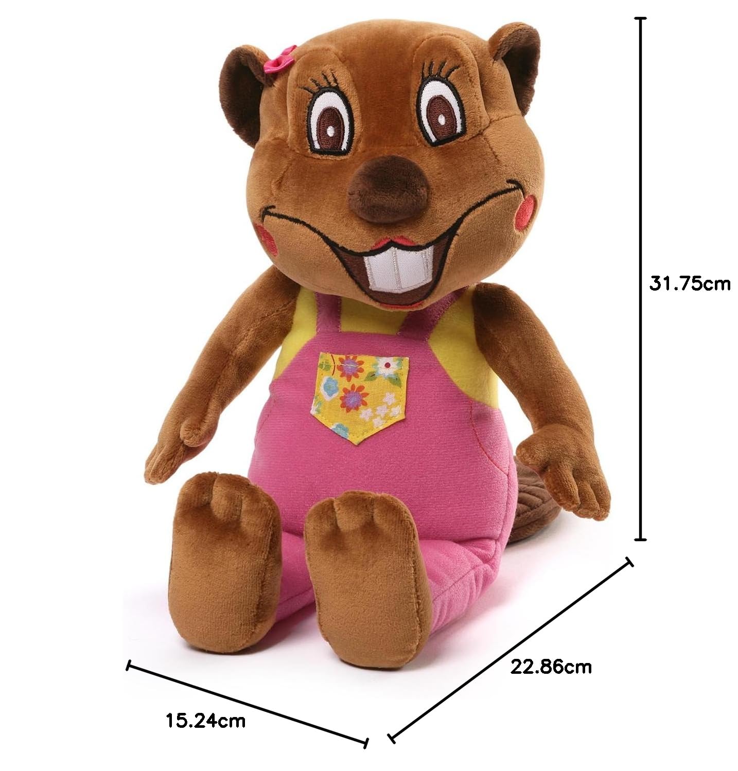 Gund Busy Beavers: Betty Beaver Stuffed Animal Plush : Amazon.sg: Toys