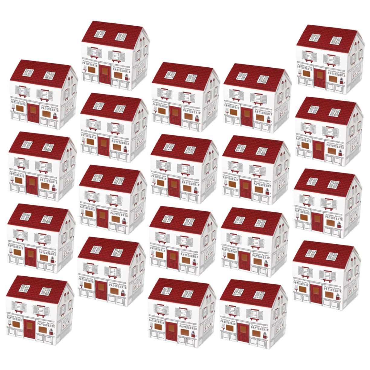 Beaupretty Hausförmige Geschenkboxen 20 Stück Aus Weißem Karton Kleiner Bonbonboxen Mit Band Kompakte Süßigkeitenverpackung Für Party Hochzeit Und Geburtstagsfeier