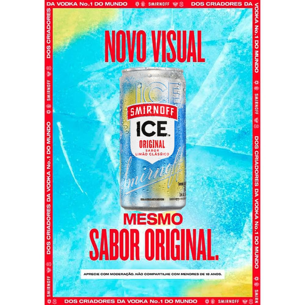 Vodka Smirnoff Ice 269ml - Pack 6 unidades | Amazon.com.br