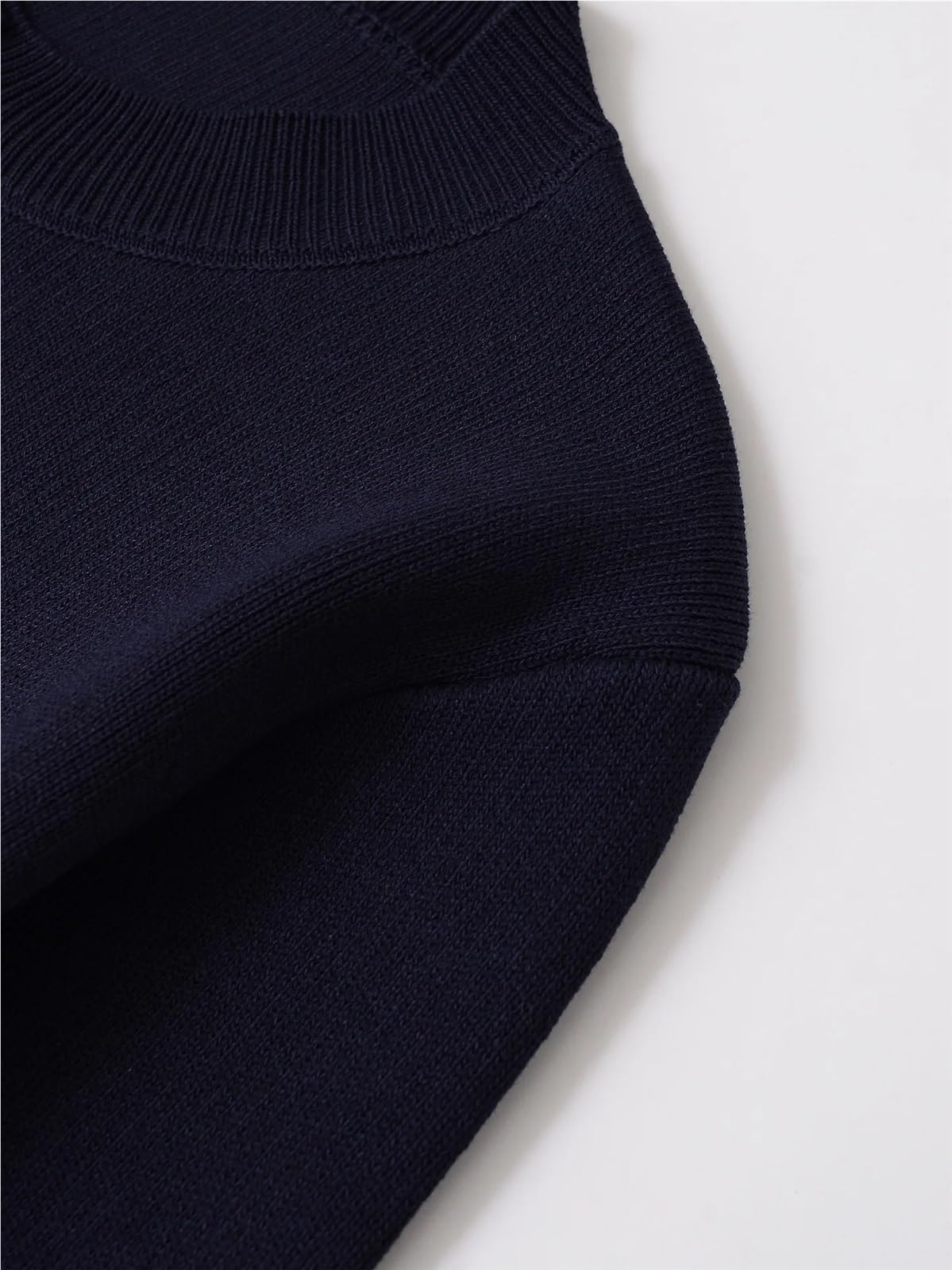 Cárdigan de Punto de Manga Larga con Cuello Redondo y un Solo botón for Uso Diario de principios de otoño, Chaqueta, suéter versátil(L)