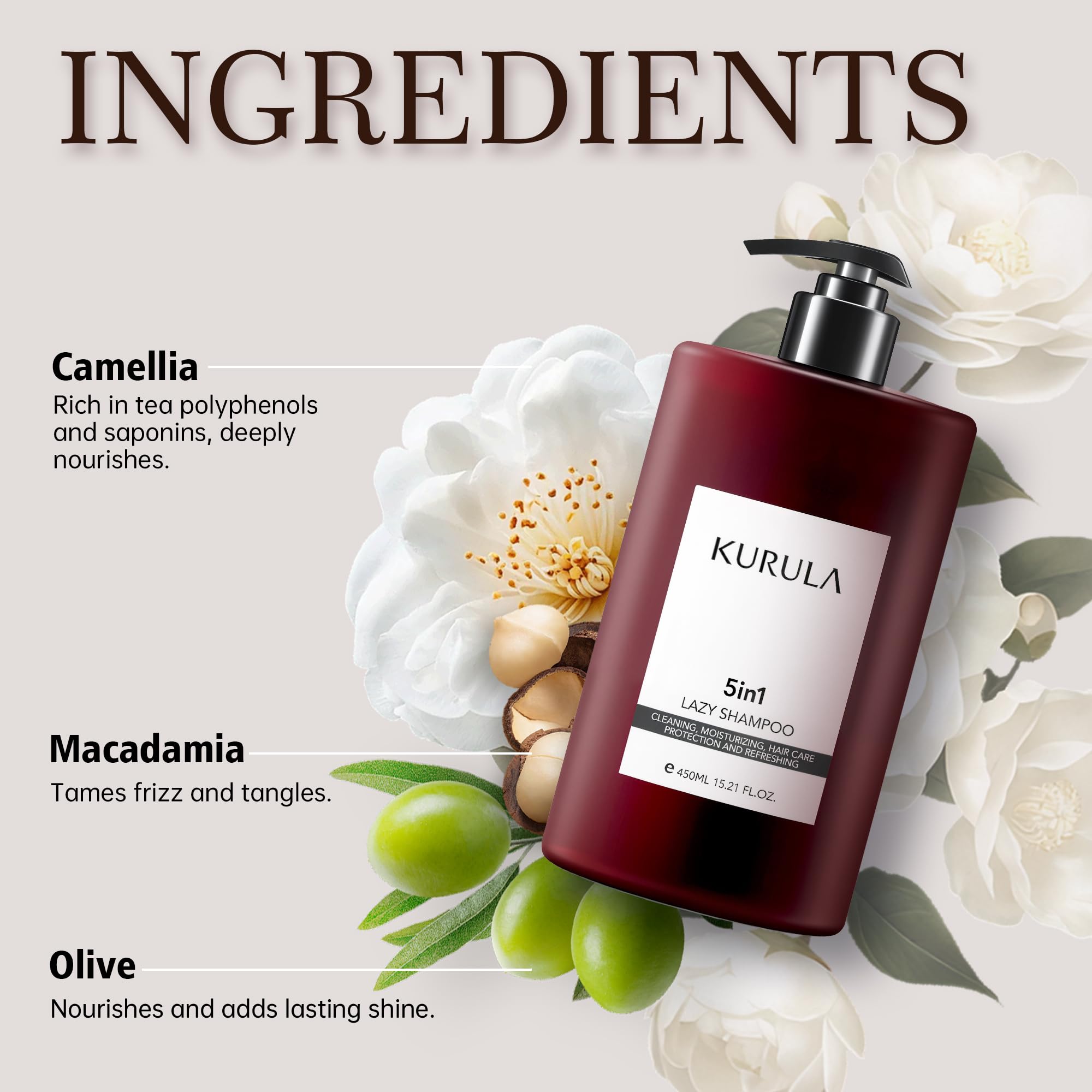 Amazon.com : Kurula 5-in-1 Volumizing Shampoo for Oily, Dry