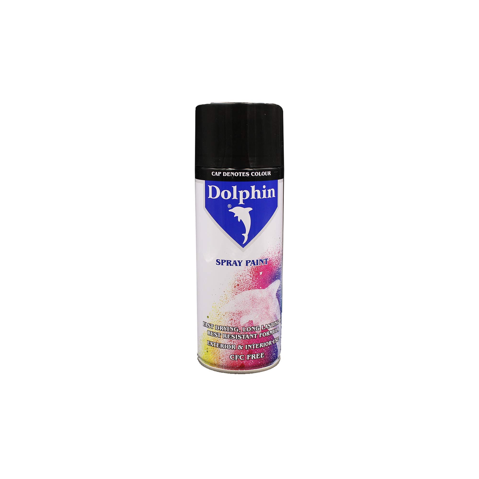 Dolphin Spray Paint 280g (Black)