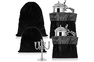 LEIFIDE Silverware Storage Bags, 2-Pack Cloth Storage Bag for Flatware, Bracelet, Jewelry,...