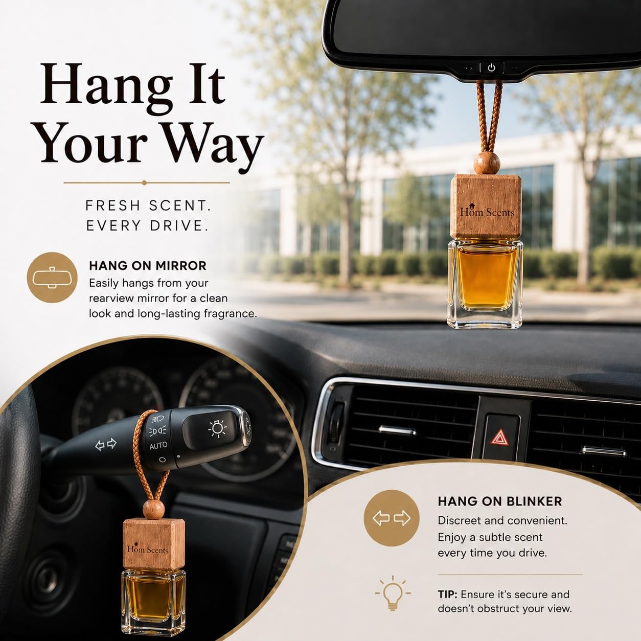 Citrus Lemon car air freshener — product detail 3