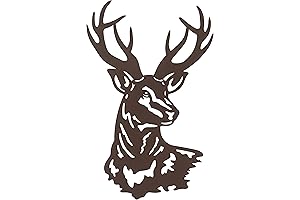 Hokfirm Deer Wall Decor: A Silhouette of Elegance for Your Abode