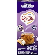 Coffee-mate 84652 Liquid Coffee Creamer, Italian Sweet Creme, 0.375 oz Cups, 50/Box