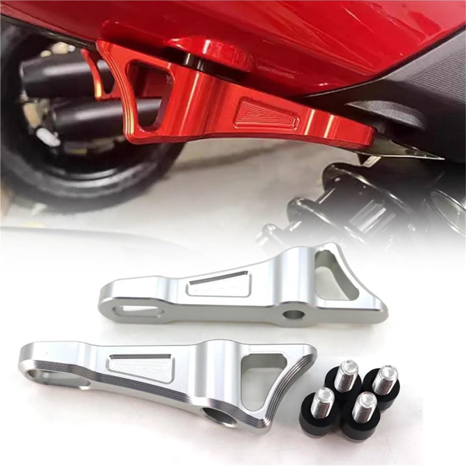 Support de pédale arrière moto pour Aprilia RS660 en alu forgé
