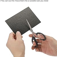 Vista 5 de MECCANIXITY Cubierta de guía de ondas, placas de mica, hoja de mica, piezas de reparación para horno de microondas, 5.906 x 3.937 x 0.006 in