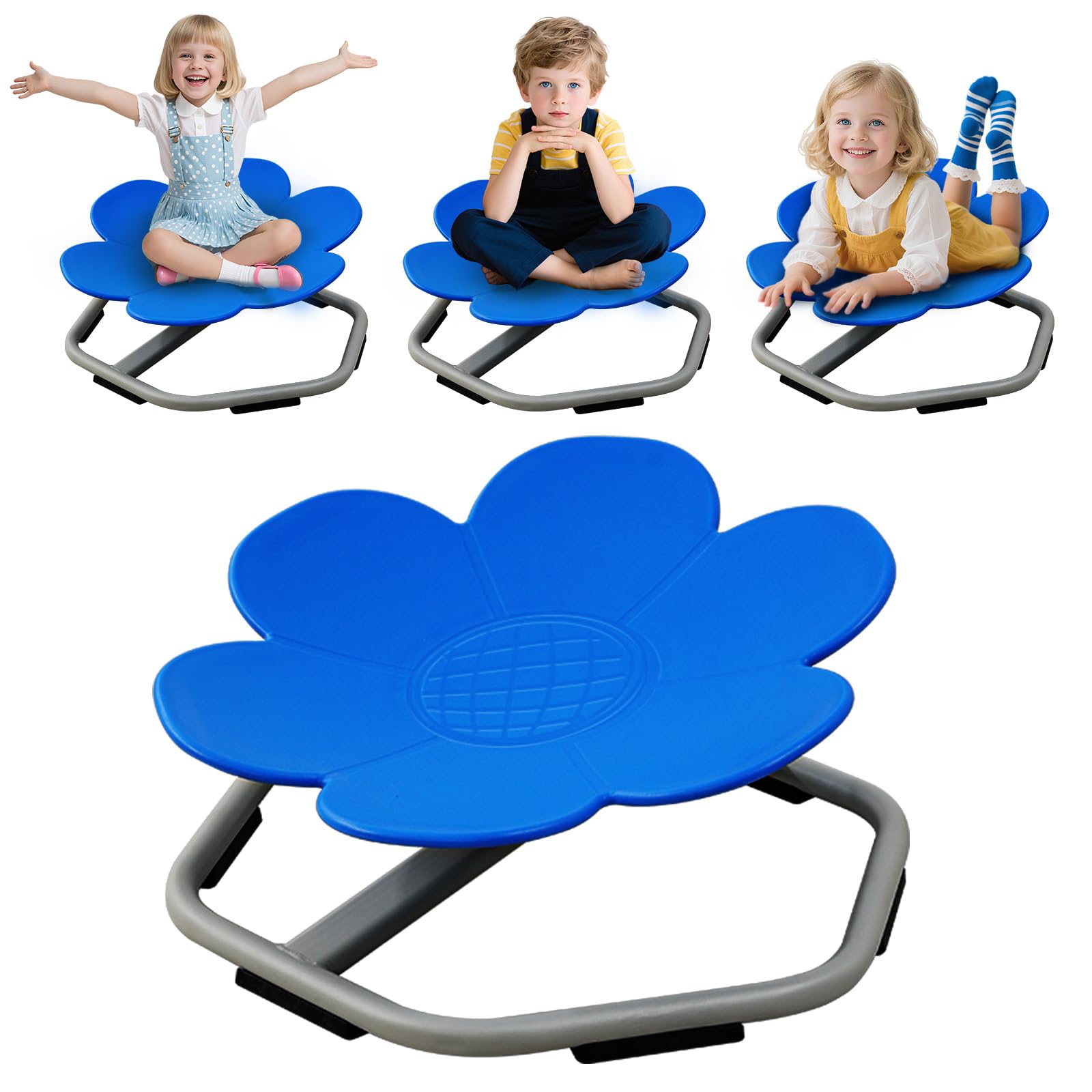 Carrusel Autismo Silla giratoria para niños,Silla Giratoria Sensorial de 360°,Juguete para Autismo,TDAH Herramienta de Entrenamiento,Coordinación física y Equilibrio,Silla de Equilibrio
