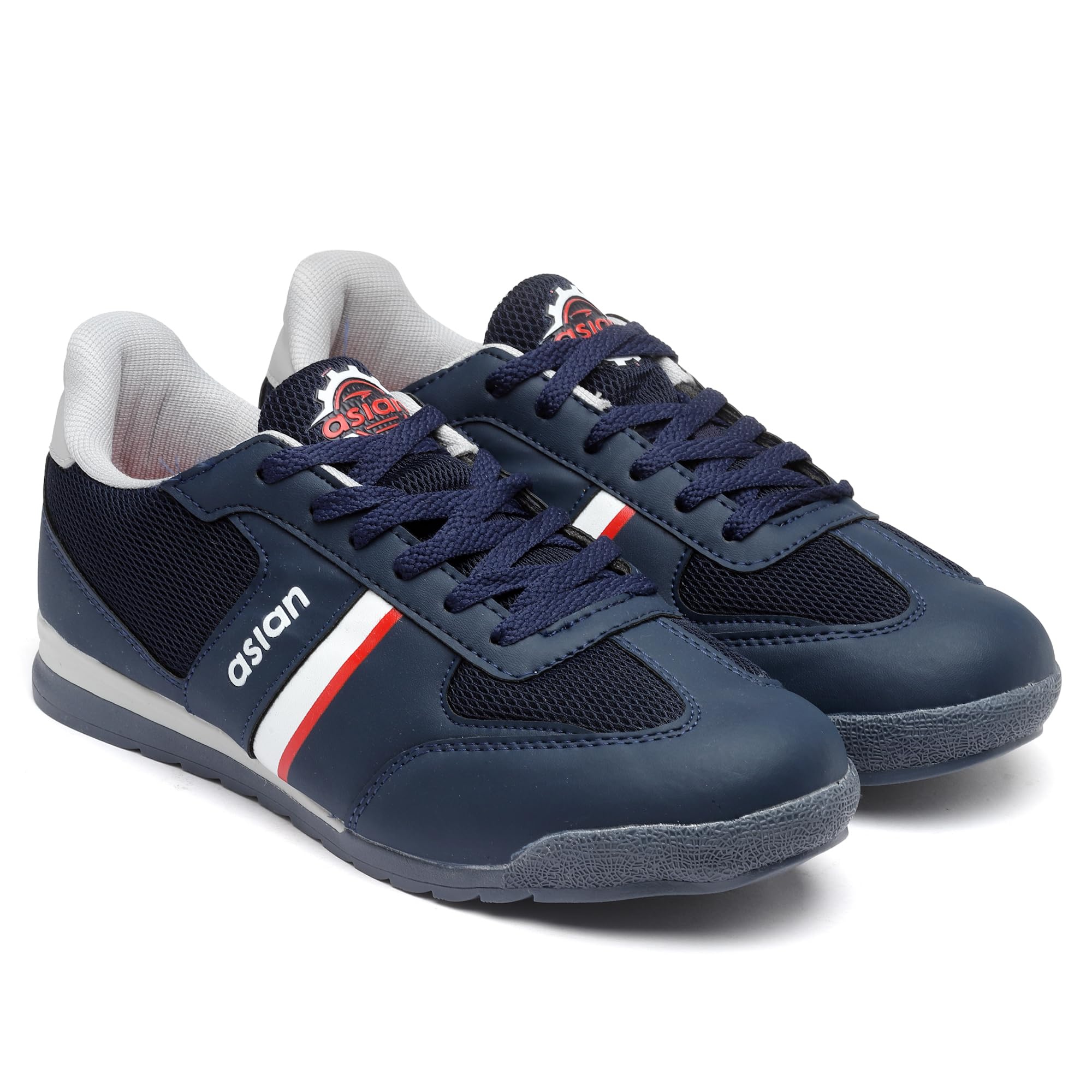ASIAN Mens Casual Sneaker Shoes | Lightweight Extra Max Cushion Technology with Memory Foam Insole Lace-Up Shoes for Mens & Boys Biker-01 Navy (B0CSD8JTF2) Amazon Price History, Amazon Price Tracker