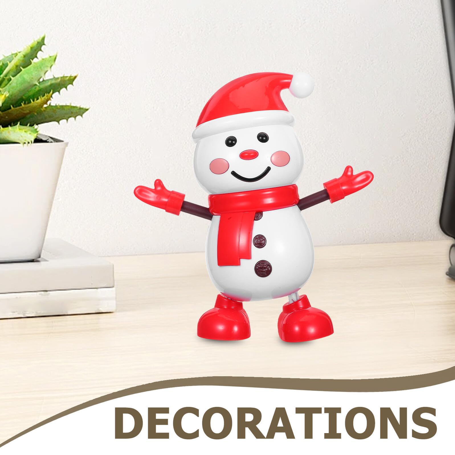 Muñeco de Baile de Juguete Navideño Figura Musical Animatrónica Decoración para Fiesta de Invierno Coleccionable para Adultos