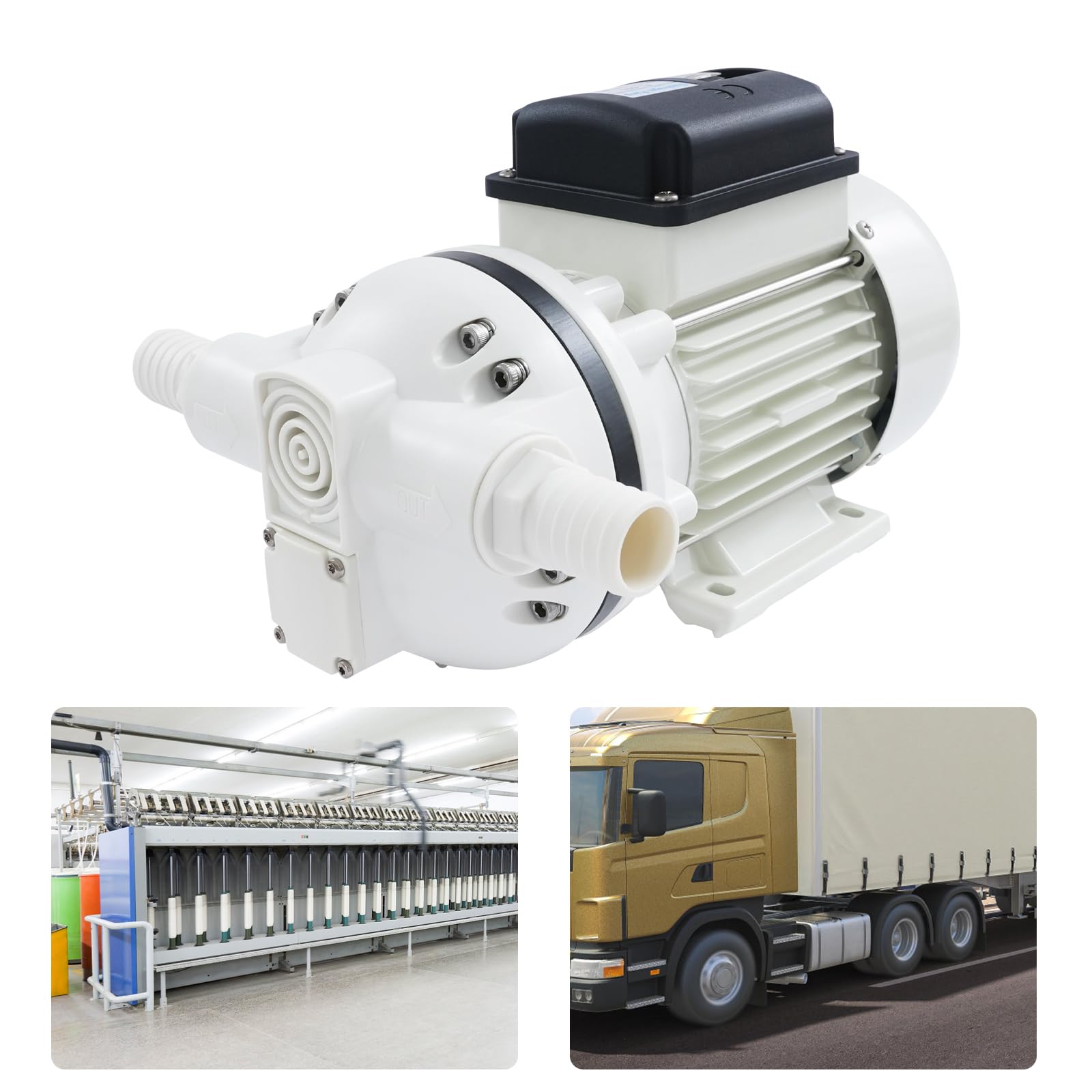 Elektryczna pompa membranowa 330 W – pompa wodna o wysokości tłoczenia 40 l/min i moc ssania do ogrodu, nawadniania i basenu