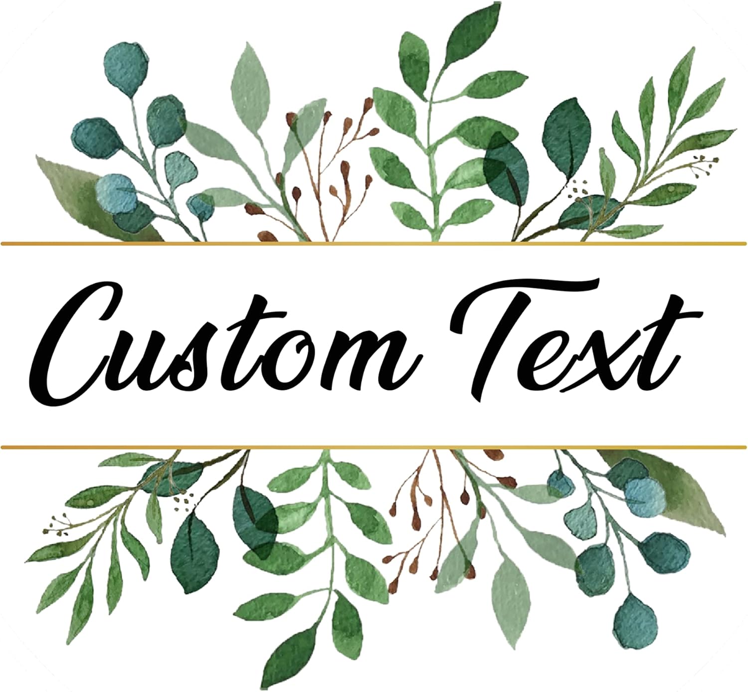 150 Labels on Roll, Custom Stickers, Roll BOPP Labels, Custom Text, Image, Logo Sticker for Business, Party, Wedding and Baby Shower Gloss/Matte Finish (6)