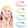 Canitor 4 PCS Spa Headband for Washing Face, Facial Skincare, Terry Cloth Sponge Makeup, Puffy Face Wash for Mask Skin Treatment - Teen Girl Trendy Stuff Christmas Gifts
