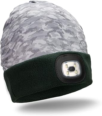 Gone For a Run LED Beanies & Headbands - Rechargeable Fleece Lined