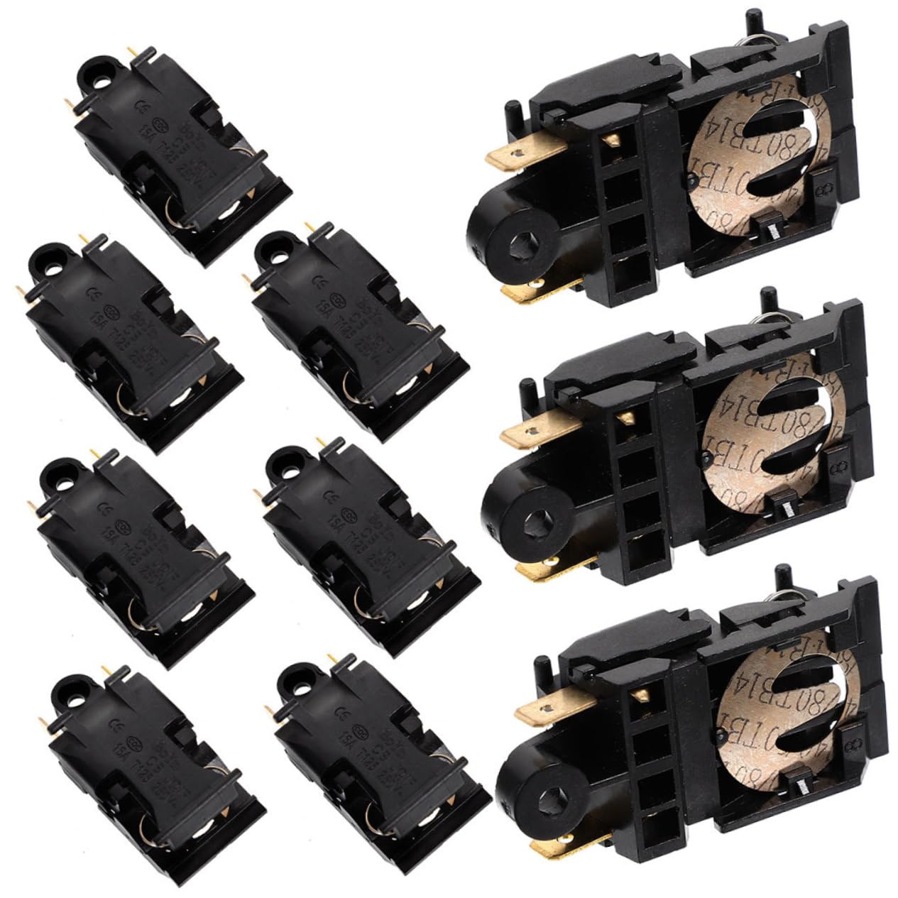 CATIEBYE Universal 16A Electric Kettle Temperature Control Thermostat Replacement Switch