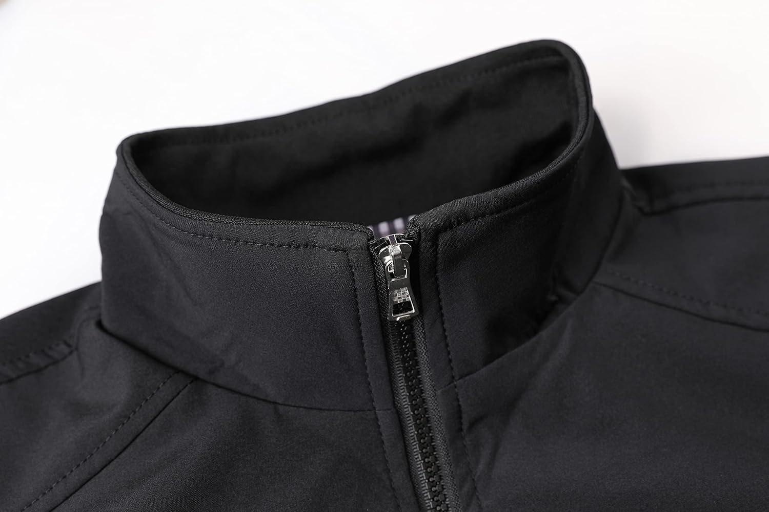 Lentta Men's Slim Fit Lightweight Softshell Bomber Jacket Coat Fall Jackets For Men Large Y-02-black