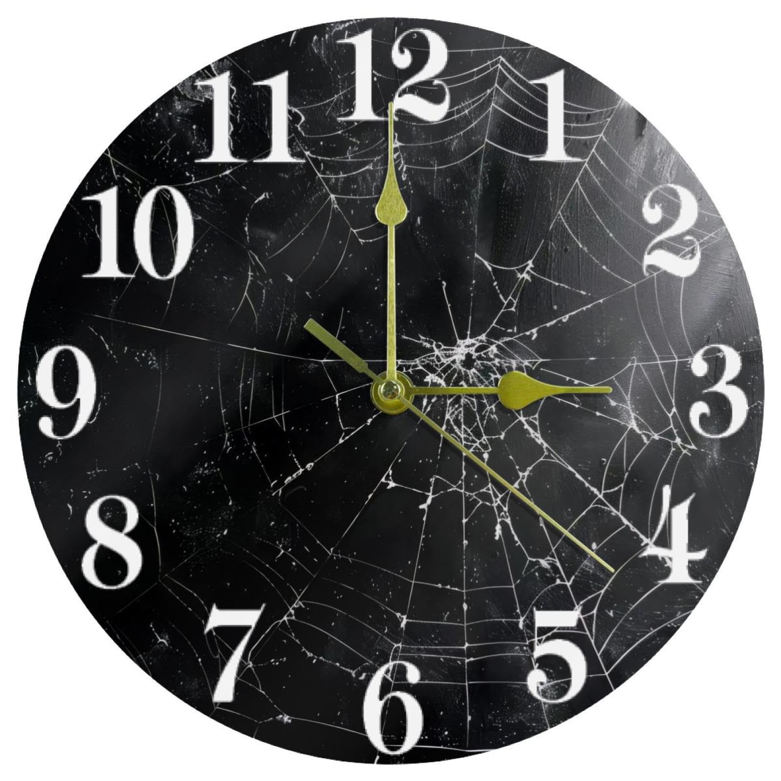 Horloge murale toile d'araignée pour éliminer le tic-tac agaçant