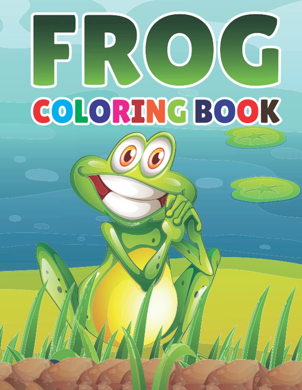 Frog coloring book: A Unique Collection Of Coloring Pages