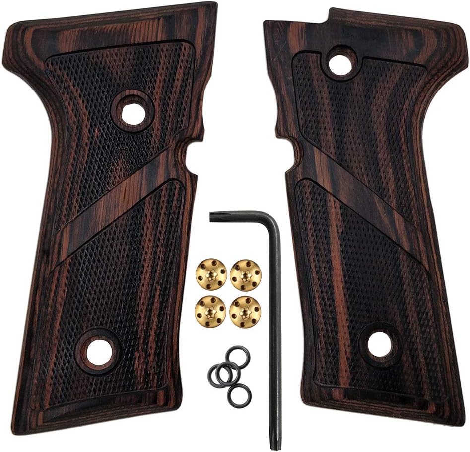 Cool Hand Wood Grips for Beretta Vertec, M9A3, 92X, Custom