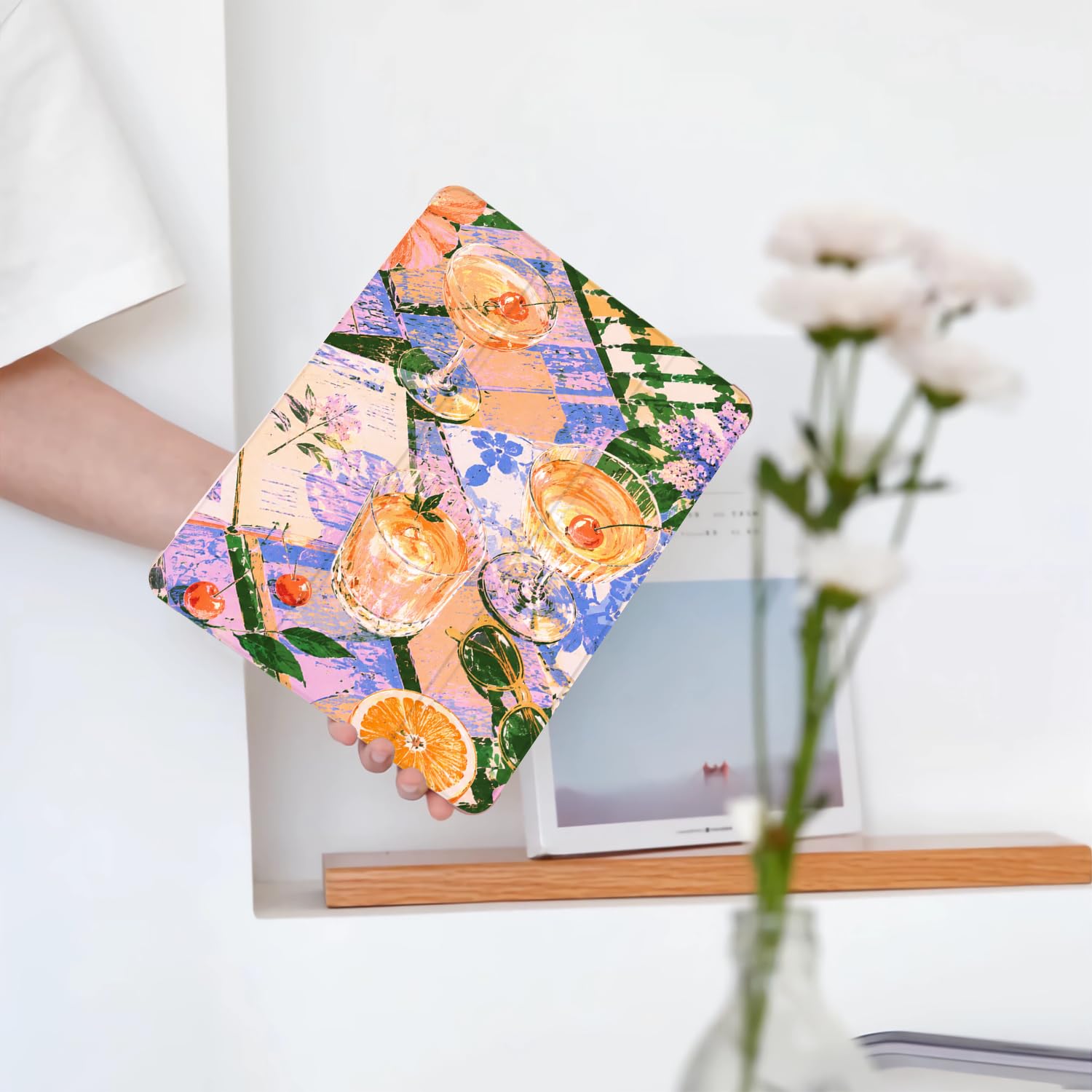 Carino Cherry Sunset per iPad mini 7 A17 Pro Caso per iPad mini 6